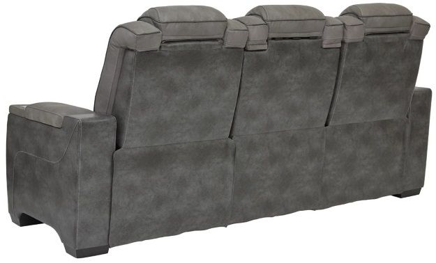 Signature Design by Ashley® Next-Gen DuraPella Two-tone Slate Power Reclining Sofa-3