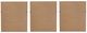 A & B Home Marcia 3-Piece Blue/Orange/White Wall Art Set-2