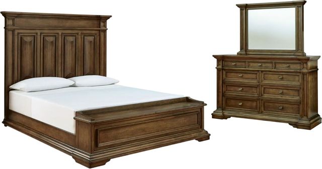 Signature Design by Ashley® Frantanna 3-Piece Brown King Bedroom Set-0