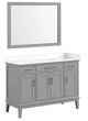 Furniture of America® Soline Cherry/White Vanity Set with Mirror-0