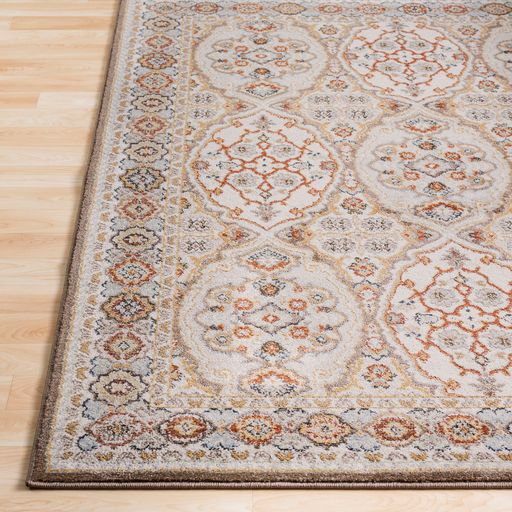 Surya Oushak Taupe 5'x7' Area Rug-3