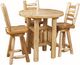 Best Craft Furniture W14 White Cedar Round Pub Table-1