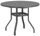 Homecrest™ Outdoor Living Customizable Latitude Aluminum 54" Round Outdoor Balcony Table-0
