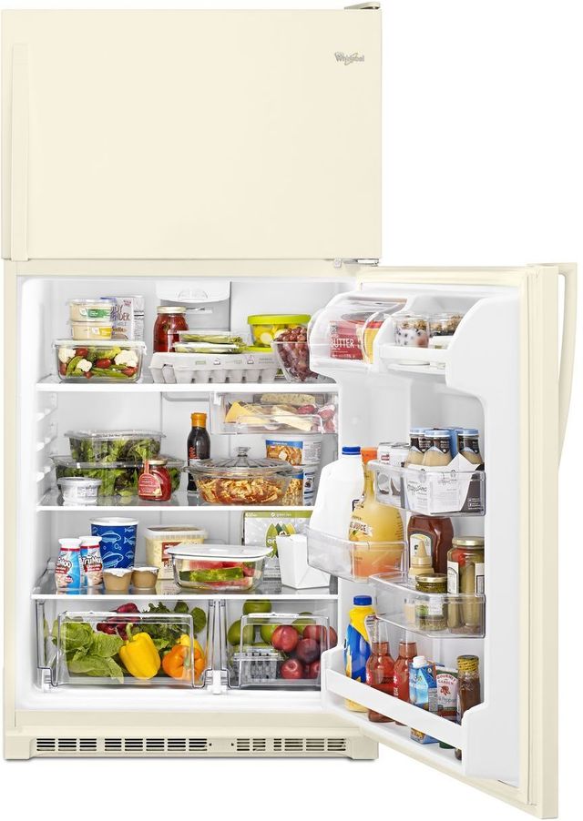 Whirlpool® 33 in. 20.5 Cu. Ft. Biscuit Top Freezer Refrigerator-5