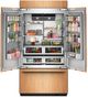 KitchenAid® 42" 24.2 Cu. Ft. Panel Ready Built-In French Door Refrigerator with Platinum Interior-4