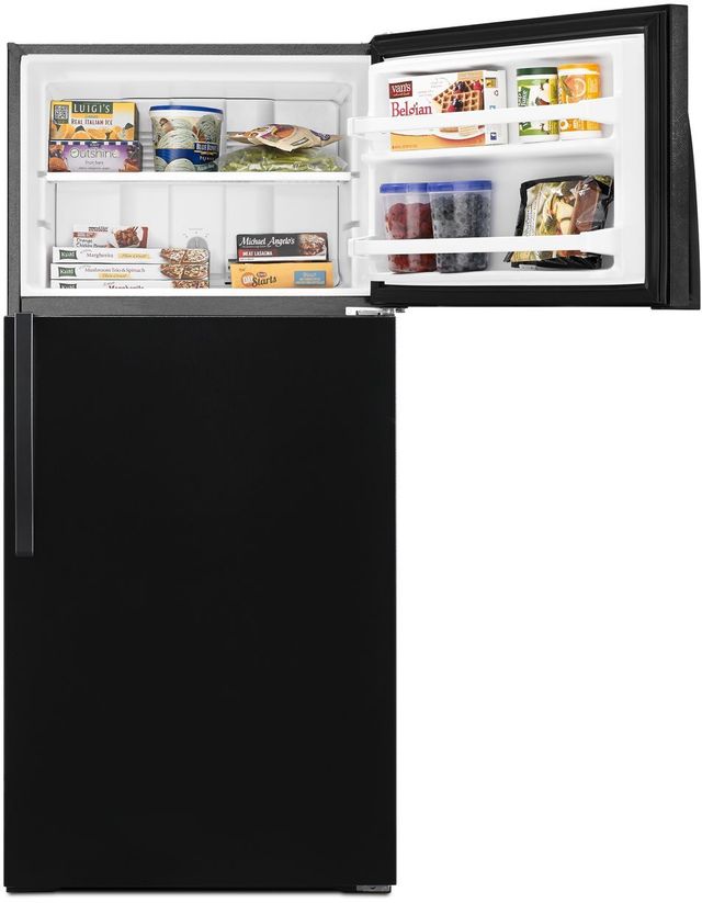 Whirlpool® 28 in. 14.3 Cu. Ft. Black Top Freezer Refrigerator-5