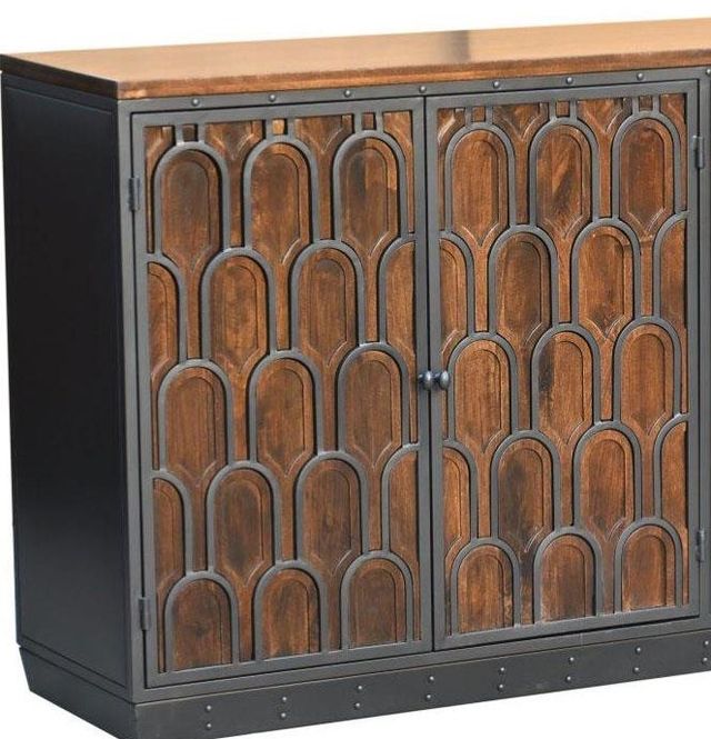 Jaipur Furniture Medrano Black/Brown Sideboard-1