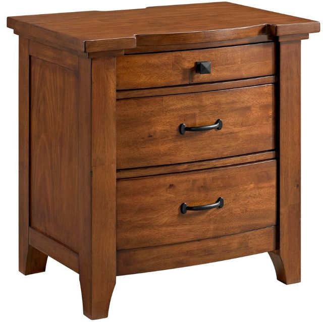 Elements International Gage Chestnut Nightstand-0