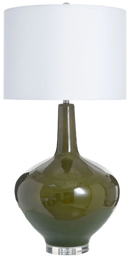 Harp & Finial® Cline Olive Table Lamp-0