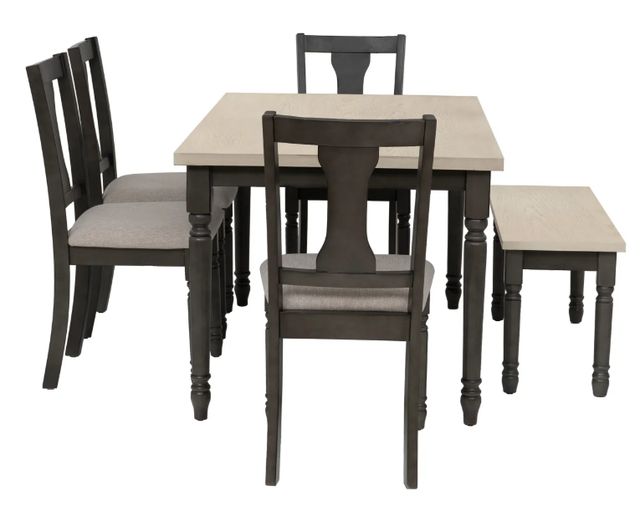 Powell® Willow 6-Piece Gray Dining Set-3