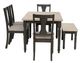 Powell® Willow 6-Piece Gray Dining Set-3