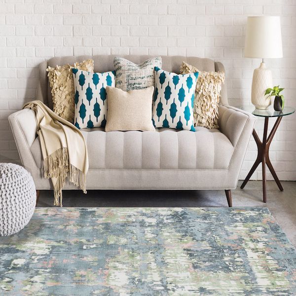 LR Home Calypso Blue/Pink 6'x9' Area Rug-4
