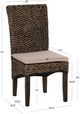 Coast2Coast Home™ Elodie 2-Piece Warm Natural Sea Grass Dining Chair Set-2