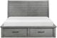Homelegance® Logandale Antique Gray Queen Storage Sleigh Bed-2