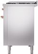 Ilve® Nostalgie II Series 48" Stainless Steel Pro Style Dual Fuel Range-4