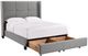 Diamond Sofa® Beverly Sand Eastern King Storage Bed-1