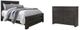 Signature Design by Ashley® Brinxton 2-Piece Charcoal Queen Panel Bed Set-0
