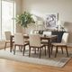 LH Home Allure Brown Wooden Dining Table-1
