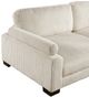 Homelegance® Traverse 4-Piece Beige Modular Sectional with Reversible Chaise and Ottoman-3