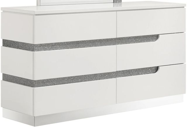 New Classic® Home Furnishings Paradox White Dresser-0