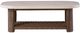Signature Design by Ashley® Angel Island Beige Aluminum/Wicker Rattan Outdoor Cocktail Table with Brown Base-1