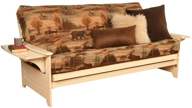 Kodiak Furniture Phoenix Canadian/Antique White Full Futon with Mattress-0