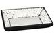 A & B Home Waverly Black Mirrored Rectangle Tray-0