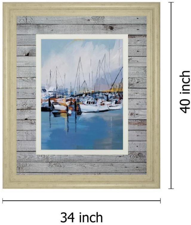 Classy Living Fitsimmons, A. Along The Quay 34" Wall Art-2
