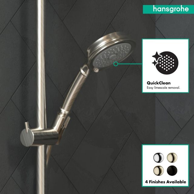Hansgrohe Croma 100 Classic Brushed Nickel 2.5 GPM Handshower -2