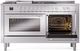 Ilve® Professional Plus II 60" Stainless Steel Pro Style Dual Fuel Range-3