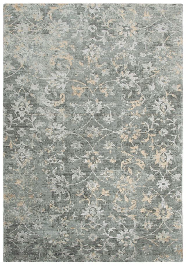 Rizzy Home Artistry Gray 18" Round Rug-0