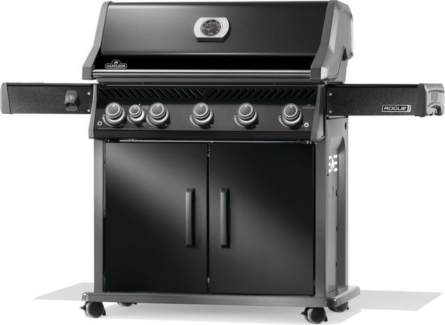 Napoleon Rogue® PRO 625 6-Burner Black Freestanding Liquid Propane Grill-3