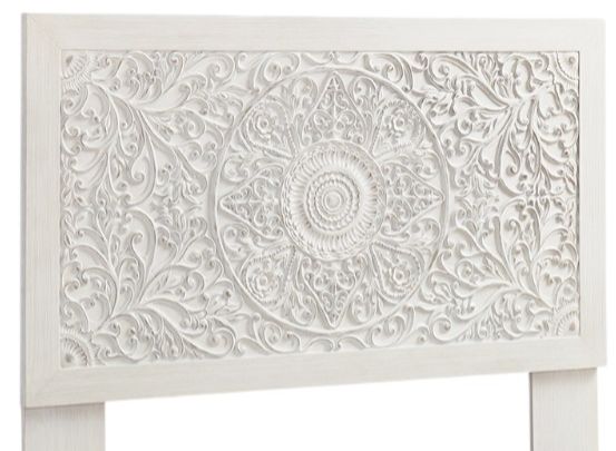 Signature Design by Ashley® Paxberry Whitewash Queen Panel Headboard-0