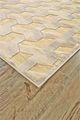 Feizy Saphir Zam Cream/Silver 5'3" x 7'6" Rug-1