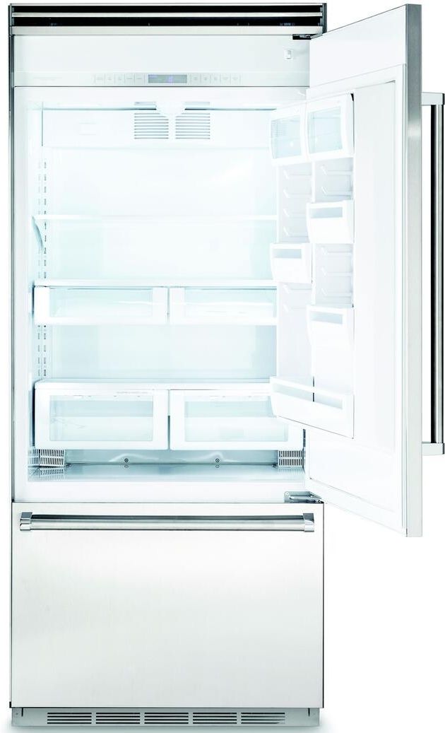 Viking® 5 Series 36 in. 20.4 Cu. Ft. Cypress Green Built In Bottom Freezer Refrigerator-1