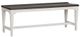 Liberty Furniture Allyson Park Charcoal/Wire Brushed White Wood Seat Bench-1