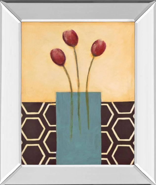 Classy Art Sweet as Honey I by K. Darlington Mirror Framed Wall Art-0