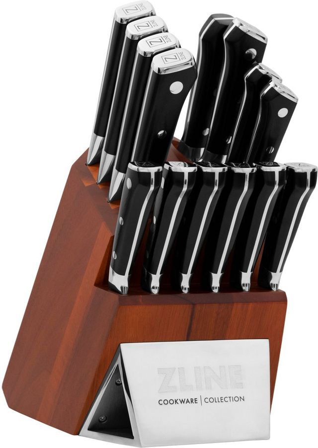 ZLINE 15 Piece Professional German Steel Kitchen Knife Block Set
