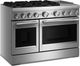 KitchenAid® 48" Stainless Steel Pro Style Dual Fuel Range with Chrome Electric Griddle-3