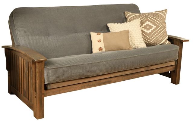 Kodiak Furniture Washington Marmont Thunder/Rustic Walnut Full Futon with Mattress-0