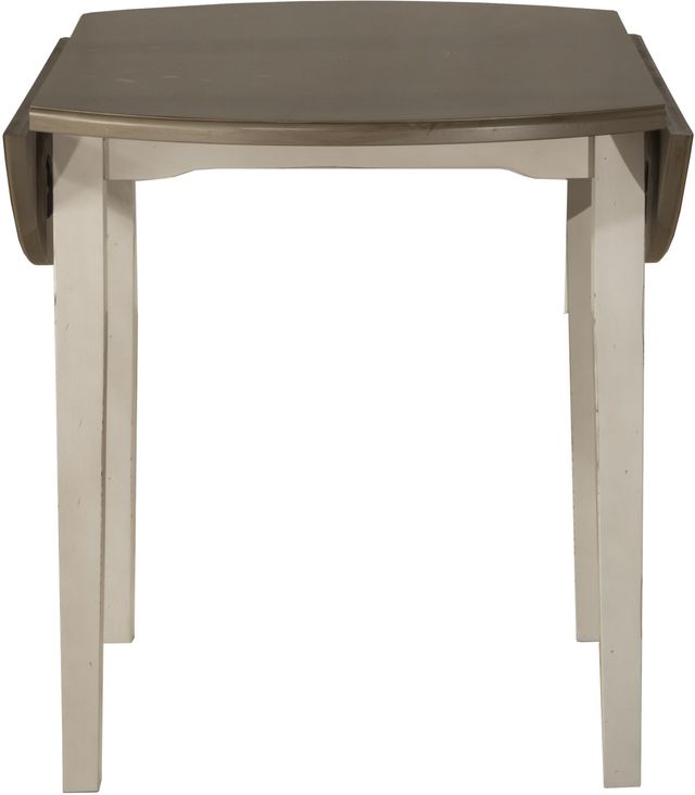 HH2 Home Clarion 5-Piece Two-Tone Round Drop Leaf Dining Set with Side Chairs-2
