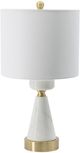 A & B Home Brass/White Table Lamp-0