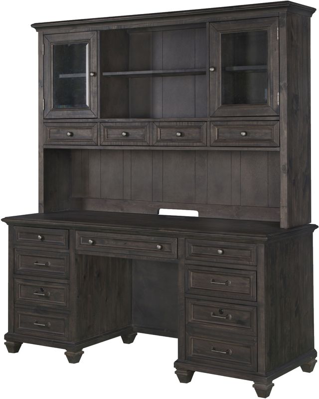 Magnussen Home® Sutton Place Weathered Charcoal Credenza-3