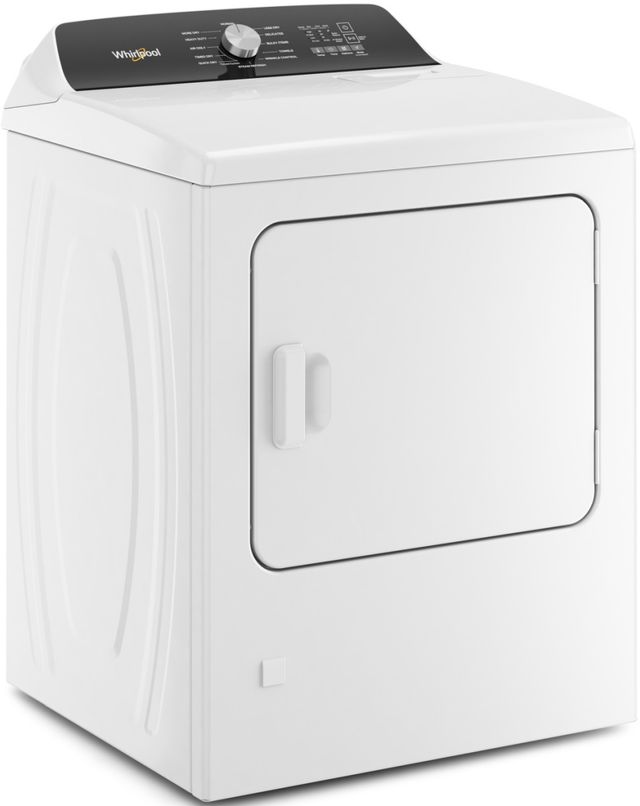 Whirlpool® 7.0 Cu. Ft. White Front Load Gas Dryer-1