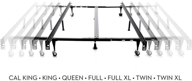 Malouf® Structures® Wheel Universal Bed Frame-7