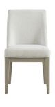 Elements International Elma Almond/White Dining Side Chair-1