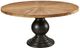 Furniture Classics Equator Brown Round Dining Table with Black Base-0