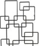 Moe's Home Collection Squares Black Steel Wall Decor-2