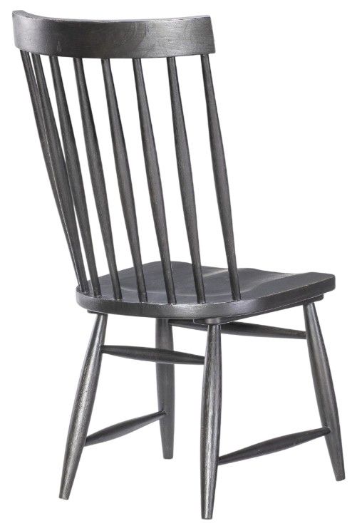 Legacy Classic Vintage Market Kettle Black Windsor Dining Side Chair-3