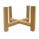 A & B Home Brown 10" Planter Stand-1